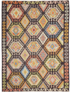 Hand Made Rug Kilim Afghanistan 174x231 Dark Br