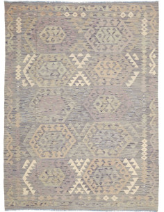 Tappeto Originale Kilim Afghanistan 177x242 Gri