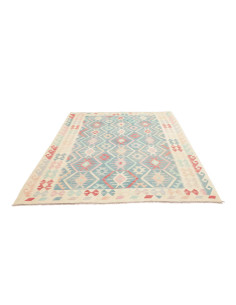 Tappeto Originale Kilim Afghanistan 176x242 Blu 2