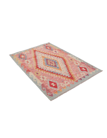 Hand Made Rug Kilim Afghanistan 109x157 Pink Bl