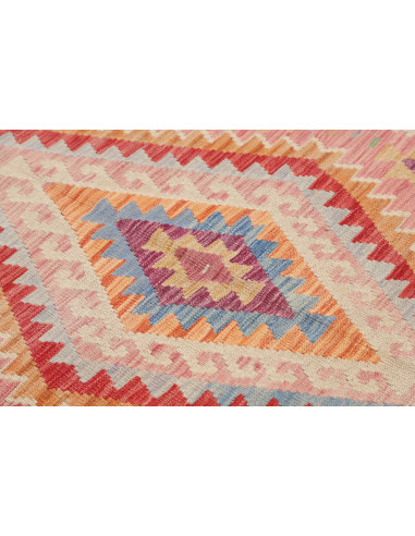Hand Made Rug Kilim Afghanistan 109x157 Pink Bl