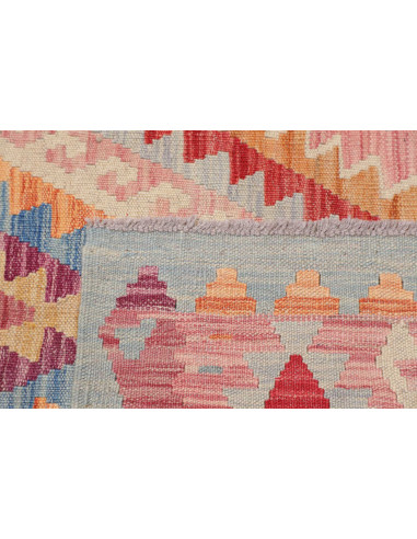 Hand Made Rug Kilim Afghanistan 109x157 Pink Bl