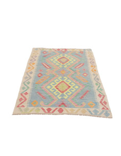 Hand Made Rug Kilim Afghanistan 93x152 Light Bl 2