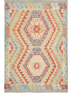 Hand Made Rug Kilim Afghanistan 107x153 Sky Blu