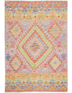 Tappeto Originale Kilim Afghanistan 99x146 Lava