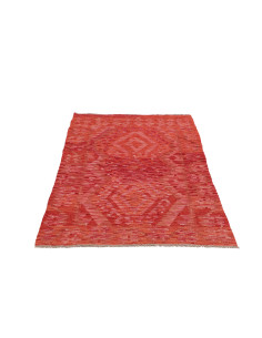 Hand Made Rug Kilim Afghanistan 93x147 Red Oran 2