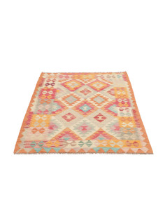 Hand Made Rug Kilim Afghanistan 105x146 Off Whi 2