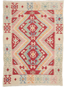 Hand Made Rug Kilim Afghanistan 105x145 Cream R