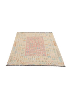 Hand Made Rug Kilim Afghanistan 108x146 Beige P 2