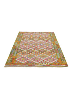 Hand Made Rug Kilim Afghanistan 124x190 Green M 2