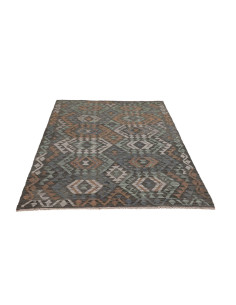 Tappeto Originale Kilim Afghanistan 128x185 Gri 2