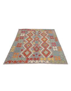 Hand Made Rug Kilim Afghanistan 126x182 Grey Mu 2