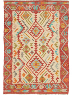 Hand Made Rug Kilim Afghanistan 123x175 Brick R