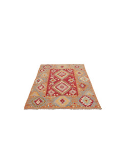 Hand Made Rug Kilim Afghanistan 120x183 Red Ora 2