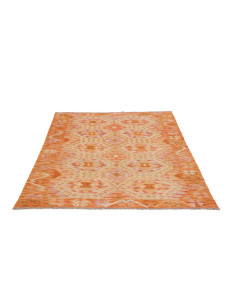 Hand Made Rug Kilim Afghanistan 131x180 Orange 2
