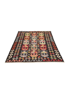 Hand Made Rug Kilim Afghanistan 118x174 Black M 2