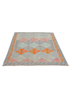Hand Made Rug Kilim Afghanistan 129x176 Blue Gr 2