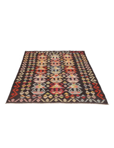 Tappeto Originale Kilim Afghanistan 119x174 Ner 2
