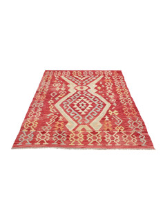 Hand Made Rug Kilim Afghanistan 128x186 Red Cre 2