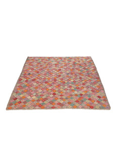 Hand Made Rug Kilim Afghanistan 132x163 Pink Mu 2