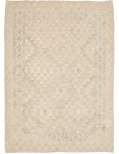 Hand Made Rug Kilim Afghanistan 134x181 Beige G