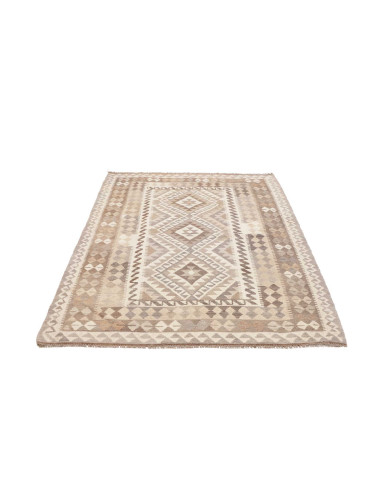 Hand Made Rug Kilim Afghanistan 127x201 Beige B