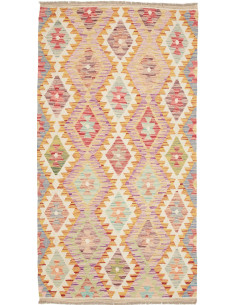 Tappeto Originale Kilim Afghanistan 106x198 Mul
