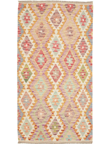 Tappeto Originale Kilim Afghanistan 106x198 Mul