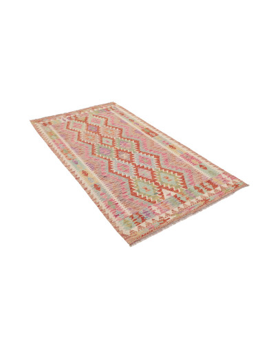 Hand Made Rug Kilim Afghanistan 105x193 Pink Mi