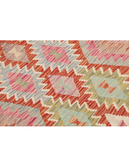 Hand Made Rug Kilim Afghanistan 105x193 Pink Mi