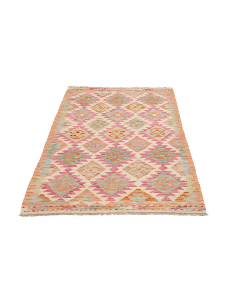 Hand Made Rug Kilim Afghanistan 99x198 Peach Pi