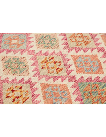 Tappeto Originale Kilim Afghanistan 99x198 Rosa