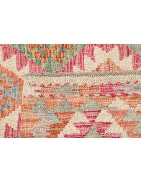 Tappeto Originale Kilim Afghanistan 99x198 Rosa