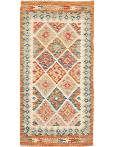 Tappeto Originale Kilim Afghanistan 100x197 Ara