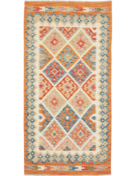Tappeto Originale Kilim Afghanistan 100x197 Ara
