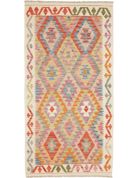 Tappeto Originale Kilim Afghanistan 102x200 Ara