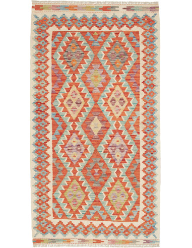 Hand Made Rug Kilim Afghanistan 103x190 Terraco