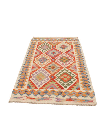 Hand Made Rug Kilim Afghanistan 95x202 Orange R