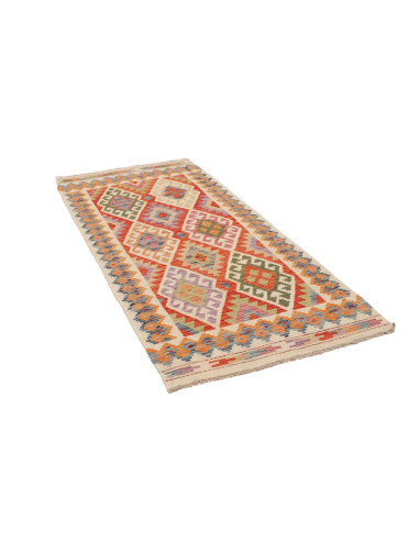 Hand Made Rug Kilim Afghanistan 95x202 Orange R