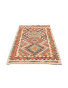 Hand Made Rug Kilim Afghanistan 99x192 Orange M 2