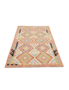 Hand Made Rug Kilim Afghanistan 104x193 Cream M 2