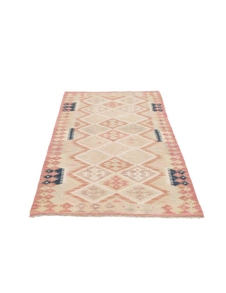 Tappeto Originale Kilim Afghanistan 98x191 Rosa