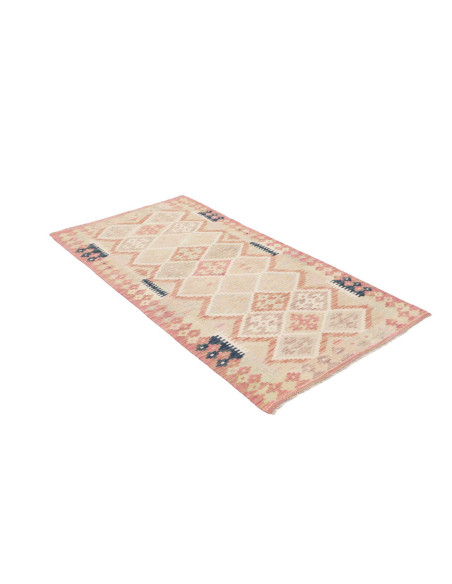 Tappeto Originale Kilim Afghanistan 98x191 Rosa