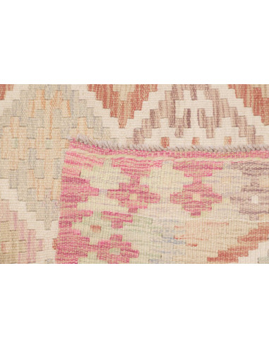 Tappeto Originale Kilim Afghanistan 98x191 Rosa