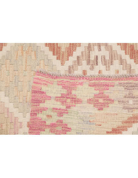 Tappeto Originale Kilim Afghanistan 98x191 Rosa