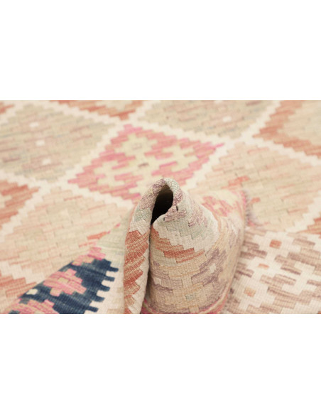 Tappeto Originale Kilim Afghanistan 98x191 Rosa
