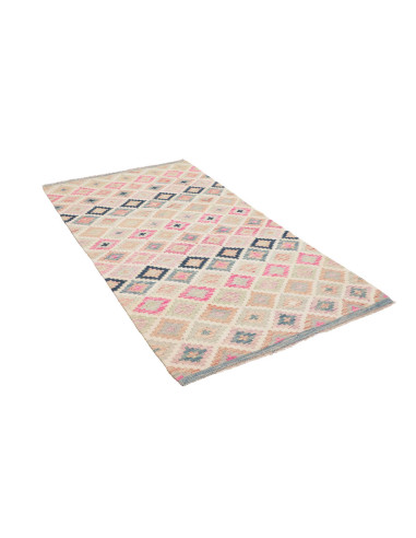 Hand Made Rug Kilim Afghanistan 105x191 Pink Bl