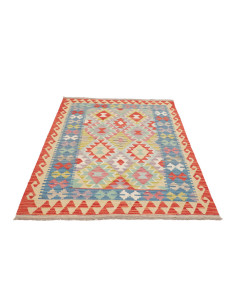 Tappeto Originale Kilim Afghanistan 120x175 Blu 2