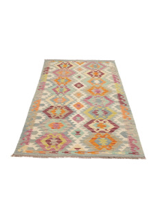 Hand Made Rug Kilim Afghanistan 99x200 Mint Blu 2