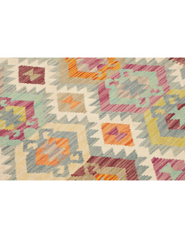 Hand Made Rug Kilim Afghanistan 99x200 Mint Blu